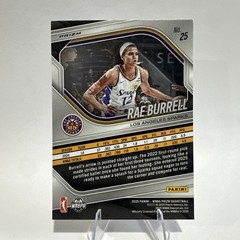 2025 Panini WNBA Prizm – Rae Burrell #25 White Seismic Prizm