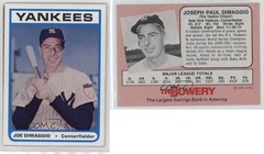 1972 Bowery Bank Joe DiMaggio Joe DiMaggio HOF e6p