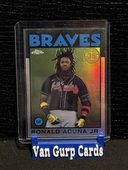 2021 Topps Chrome – 1986 Topps Baseball Ronald Acuña Jr. #86BC-3