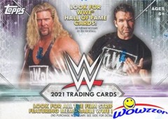 2021 Topps WWE Wrestling EXCLUSIVE Sealed Blaster Box-RELIC+4 SPECIAL PARALLELS!