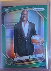 2025 Panini Prizm WNBA – Rookie Variation Dominique Malonga #144 Green Prizm…