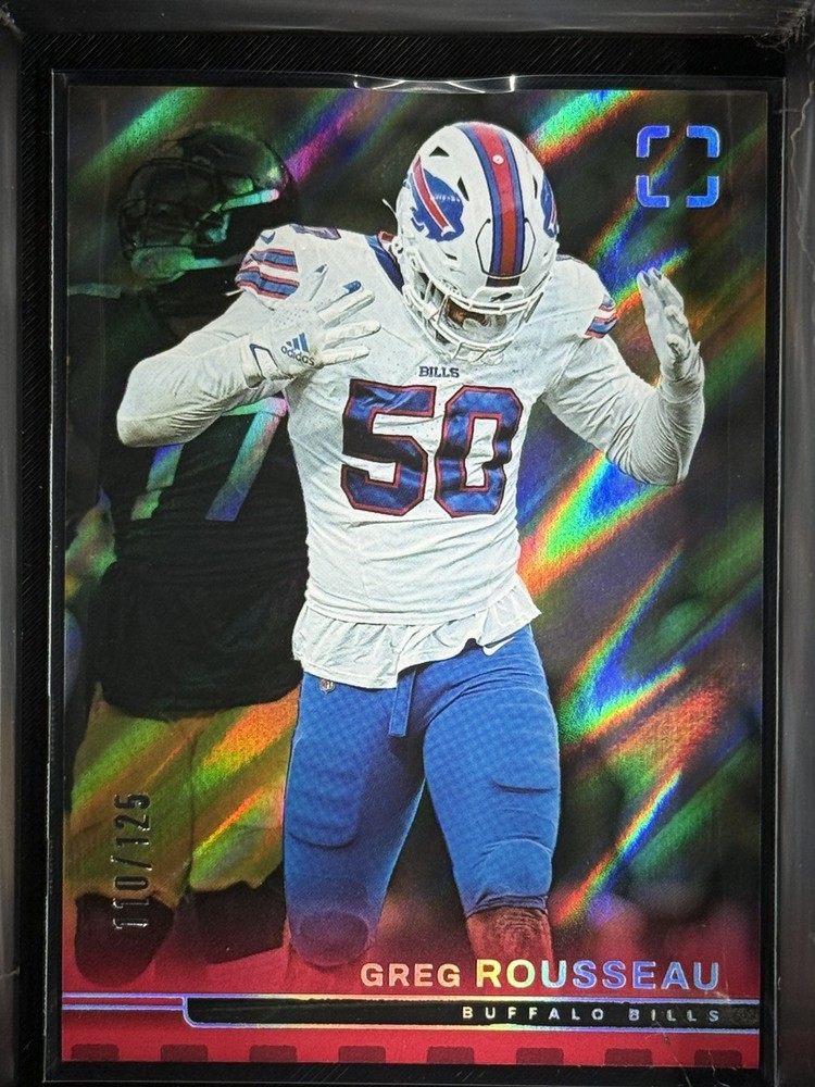 2025 Panini Photogenic Football Greg Rousseau Red /125 #2 NG