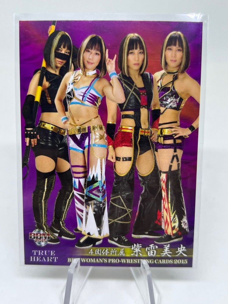 2015 BBM True Heart Mio Shirai Base #120 Checklist Womens Pro Wrestling