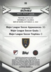 2024 Topps Major League Soccer Super Stars Yellow Variation Cards (81 – 90) MLS