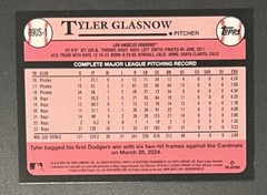 2024 Topps Update #US300 Tyler Glasnow Rainbow Foil w/ Bonus #89US-1 (k1)