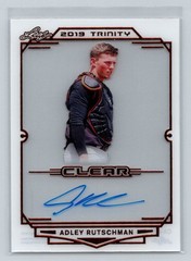 2019 Leaf Trinity – Clear Autographs #CA-AR1 Adley Rutschman