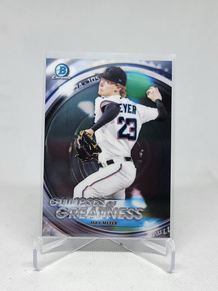 2020 Bowman Draft Chrome Glimpses Of Greatness Max Meyer #GOG-MM Marlins C7B