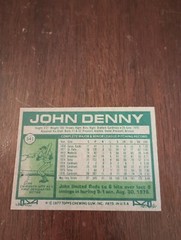 1977 Topps #541 John Denny (EXMT)
