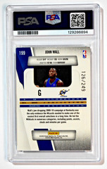 2014 Panini Paramount 2010 Prestige John Wall RC Auto 1/1 Buyback Gold PSA 6