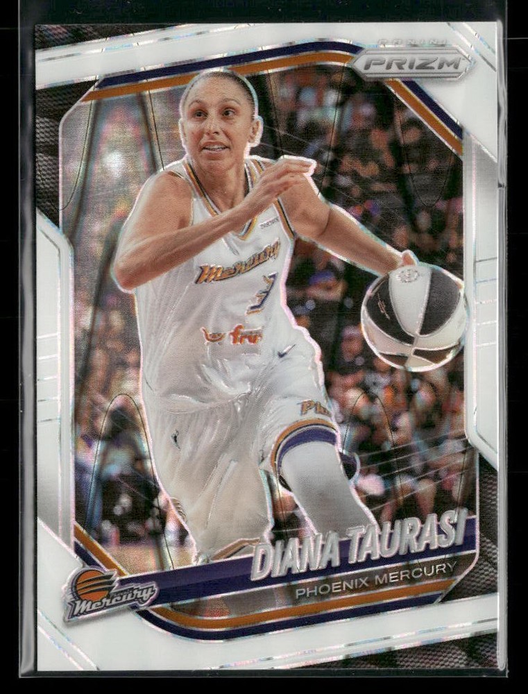2025 Panini Prizm WNBA #7 Diana Taurasi White Seismic Prizms Phoenix Mercury
