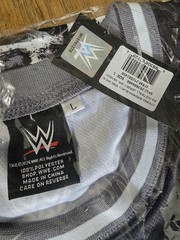 OFFICIAL WWE WRESTLEMANIA 42 Fashion Basketball Jersey LARGE Black Las Vegas
