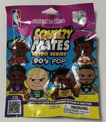 NEW DOMINIQUE WILKINS Atlanta Hawks Squeezy Mates Retro Series 90’s Pop Bag Clip