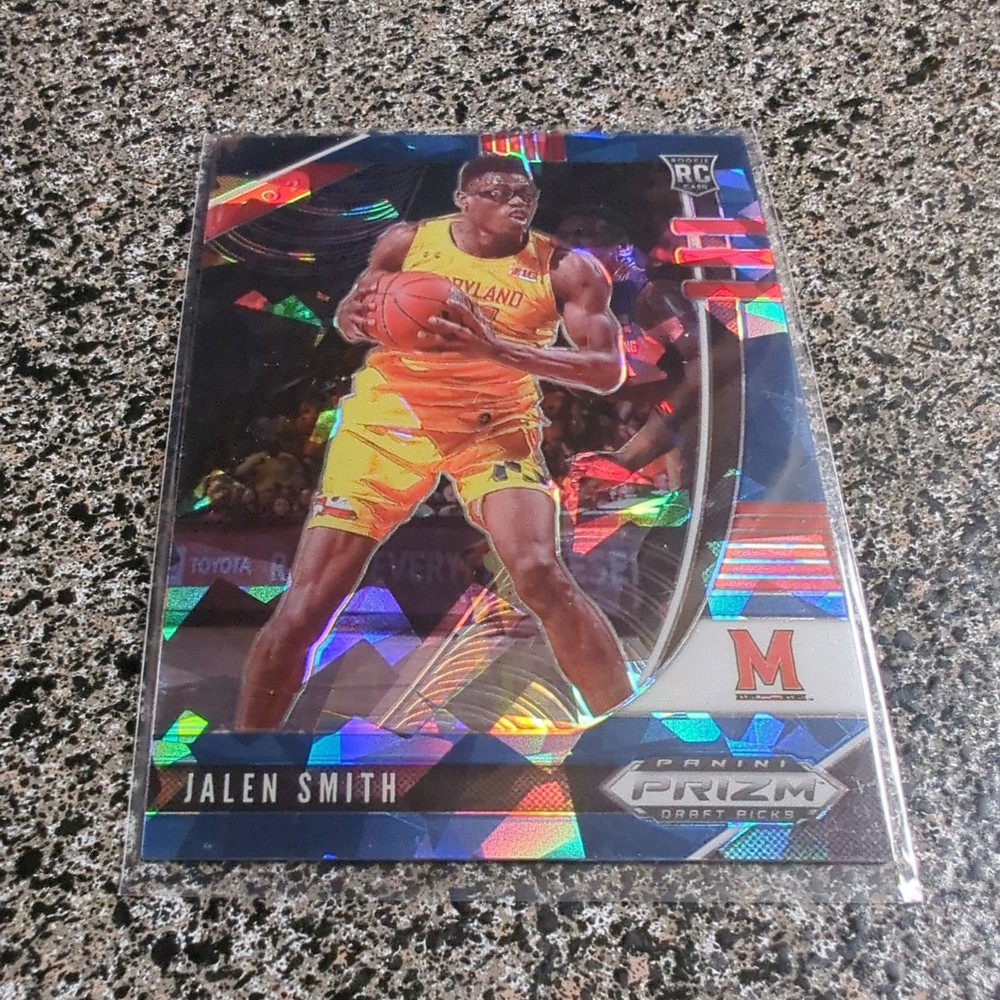 2020-21 Panini Prizm Draft Picks – Jalen Smith #70 Blue Ice Prizm # 17 /99 (RC)