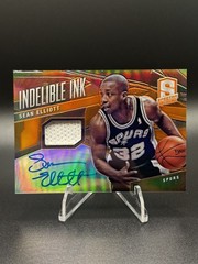 2013-14 Panini Spectra – Indelible Ink Jerseys Sean Elliott #40 Orange /60