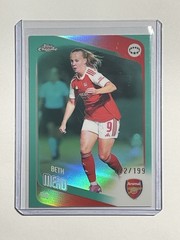 2025-26 Topps Chrome Uefa Womens, Beth Mead #100 Aqua Refractor /199