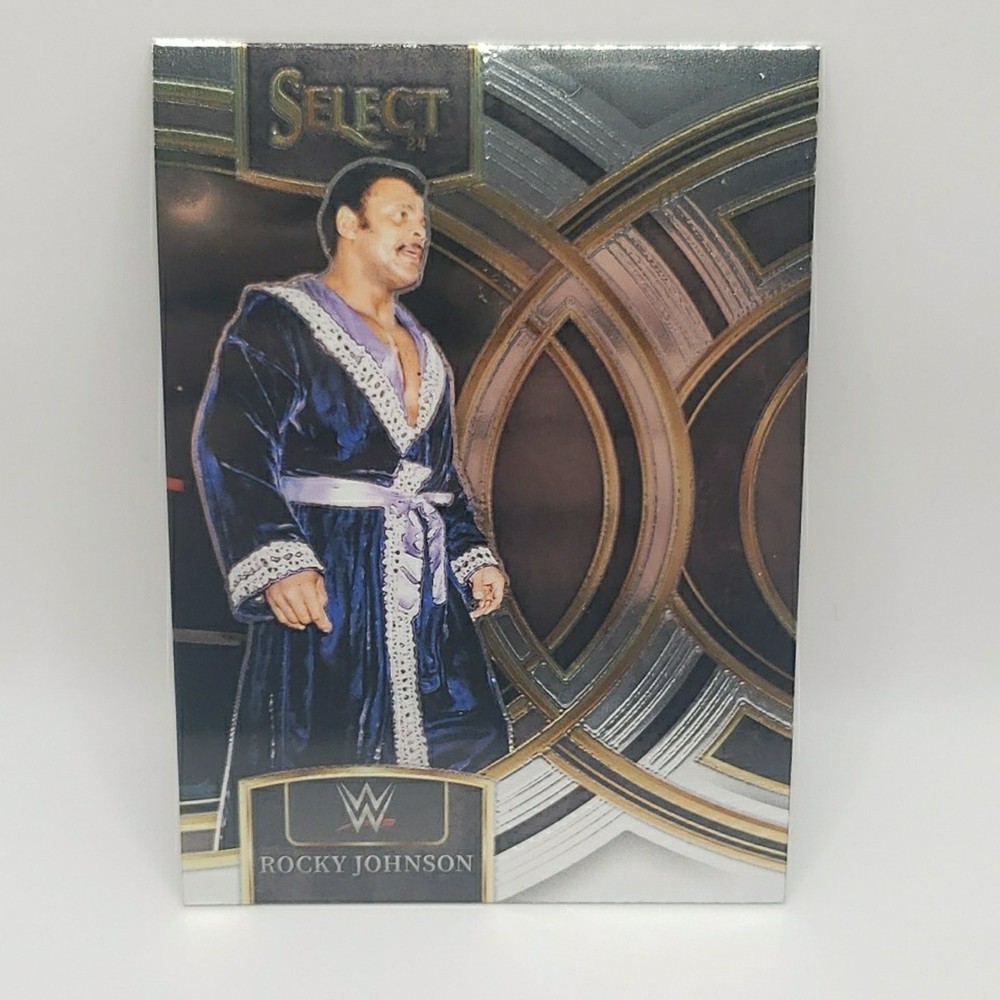 Rocky Johnson 2024 Panini Select WWE – Premier Level #144 The “original” Rock