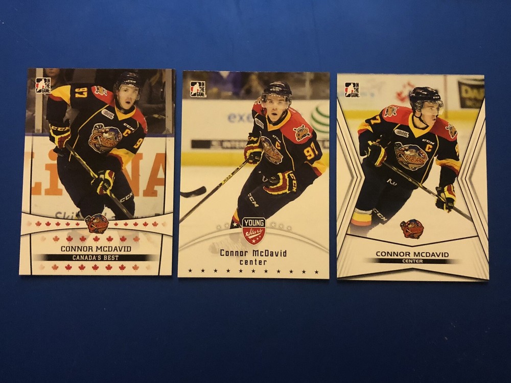 2015 Leaf ITG Connor McDavid Lot Of 3 # 1 11 21