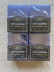 Cardboard Gold Top Loaders 3×4 Standard 100 COUNT SEALED NEW