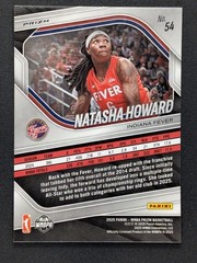 2025 Panini Prizm WNBA – Natasha Howard #54 – Blue Velocity Prizm Indiana Fever