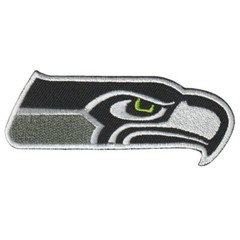 10 pcs WA Seattle Seahawks Nation Football Logo Size 4.3&Prime;x1.5&Prime; Sew Iron On Patch