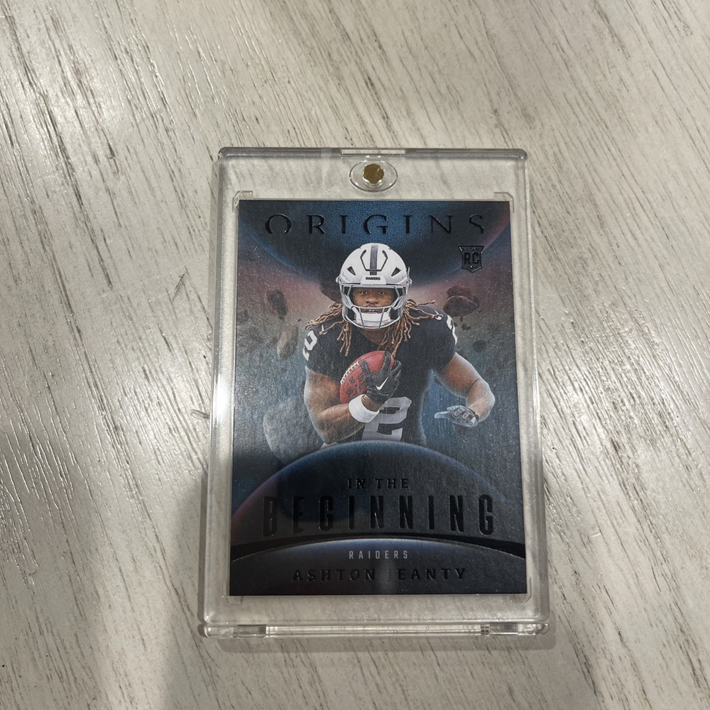 2025 Panini Origins – Ashton Jeanty #11 In The Beginning Case Hit! (RC) Raiders