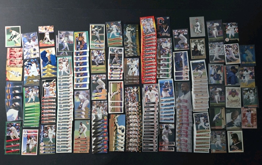 Mo Vaughn Baseball Multi-Card Lot – 223 Cards