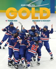 2026 U.S. WOMENS HOCKEY TEAM OLYMPIC GOLD MEDAL CHAMPIONS 12X15 PLAQUE