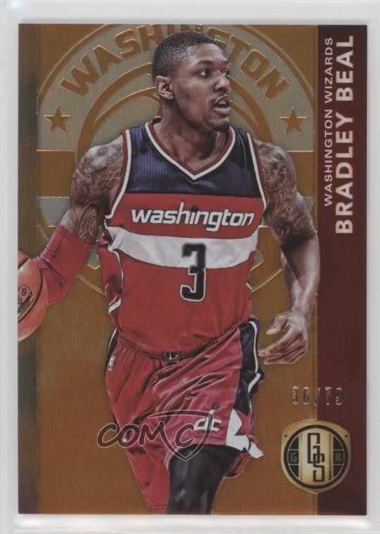 2015-16 Panini Gold Standard AU 36/79 Bradley Beal #114 0f8