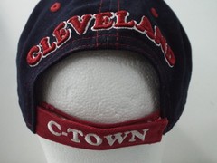 Cleveland Guardians « C-Town » Embroidered Navy/Red Strapback Cap (Donegal Bay)