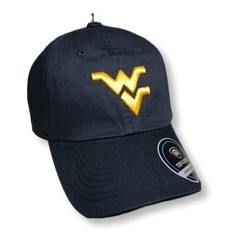 West Virginia Mountaineers Hat Cap Mens Adjustable Blue TOTW WVU NCAA