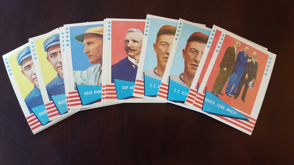 1961 fleer baseball card #61 and up, complete your set, HIGH NUMBERS
