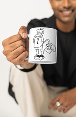 PERSONALISED FOOTBALL RIVALS MUG ANY TEAMS PEEING WEEING LOCAL FUNNY GIFTS