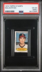 CLEAN PSA 4 MC NOLAN RYAN 1974 TOPPS STAMPS GRADED VG-EX MISCUT ERROR TPHLC-2664