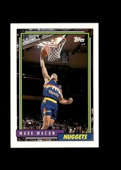 1992-93 Topps Mark Macon #154