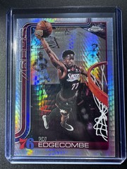 2025-26 Topps Chrome Update VJ Edgecombe #153 Prism Refractor (RC)