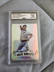 MIKE PIAZZA 2016 LEAF GREAT MOMENTS GM-09 PRISMATIC GRADED GEM MINT 10