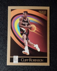 1990 Skybox Basketball CLIFF ROBINSON #239 ROOKIE 90 Portland Trailblazers RC