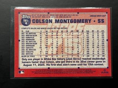 Colson Montgomery-2026 Topps-1991 Topps Pink Crackle Foil-#T91-4 CHI WhiteSox