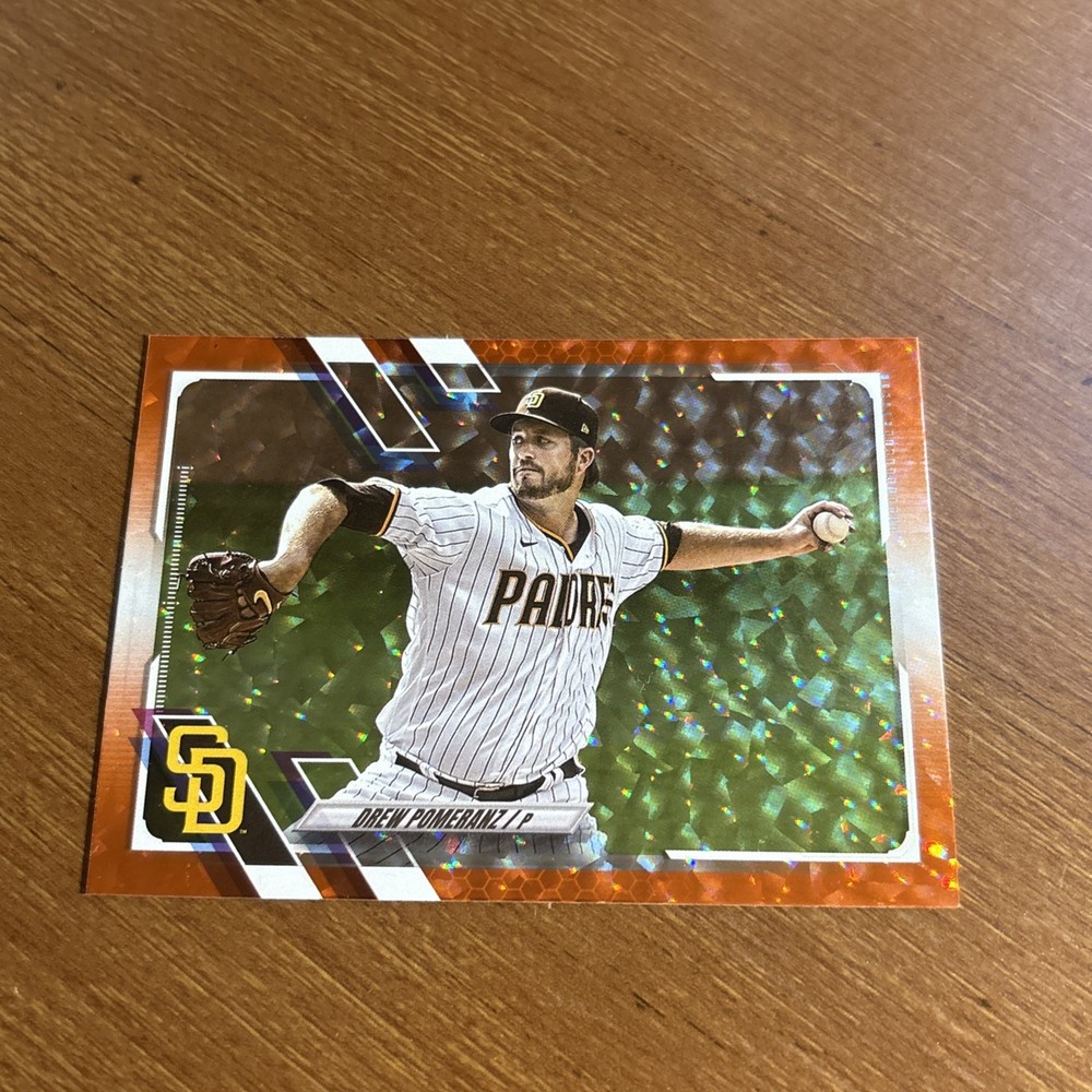 2021 Topps Orange Foil Drew Pomeranz /299 #US235