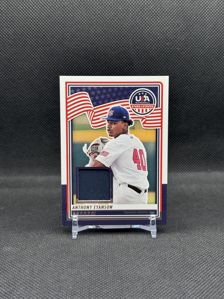 2025 Panini Stars and Stripes – USA Materials Anthony Eyanson #USA-AE (MEM, RC)