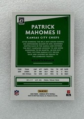 2020 Donruss Optic #1 Patrick Mahomes II