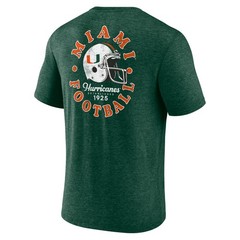 Men&rsquo;s Fanatics MTO Label Heather Texas Orange Miami Hurricanes Old-School Bold