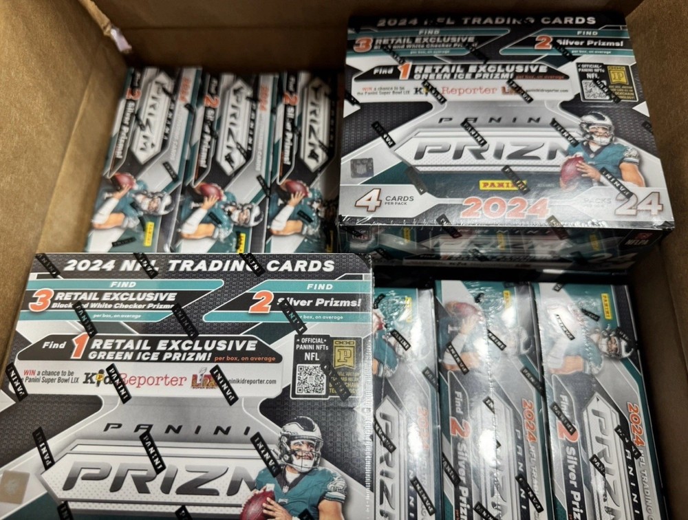 2024 PANINI PRIZM FOOTBALL HOBBY RETAIL BOX SEALED 🏈CHECKERBOARD