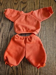Cleveland Browns Small Baby or Doll Outfit, 7 Inches Across Chest