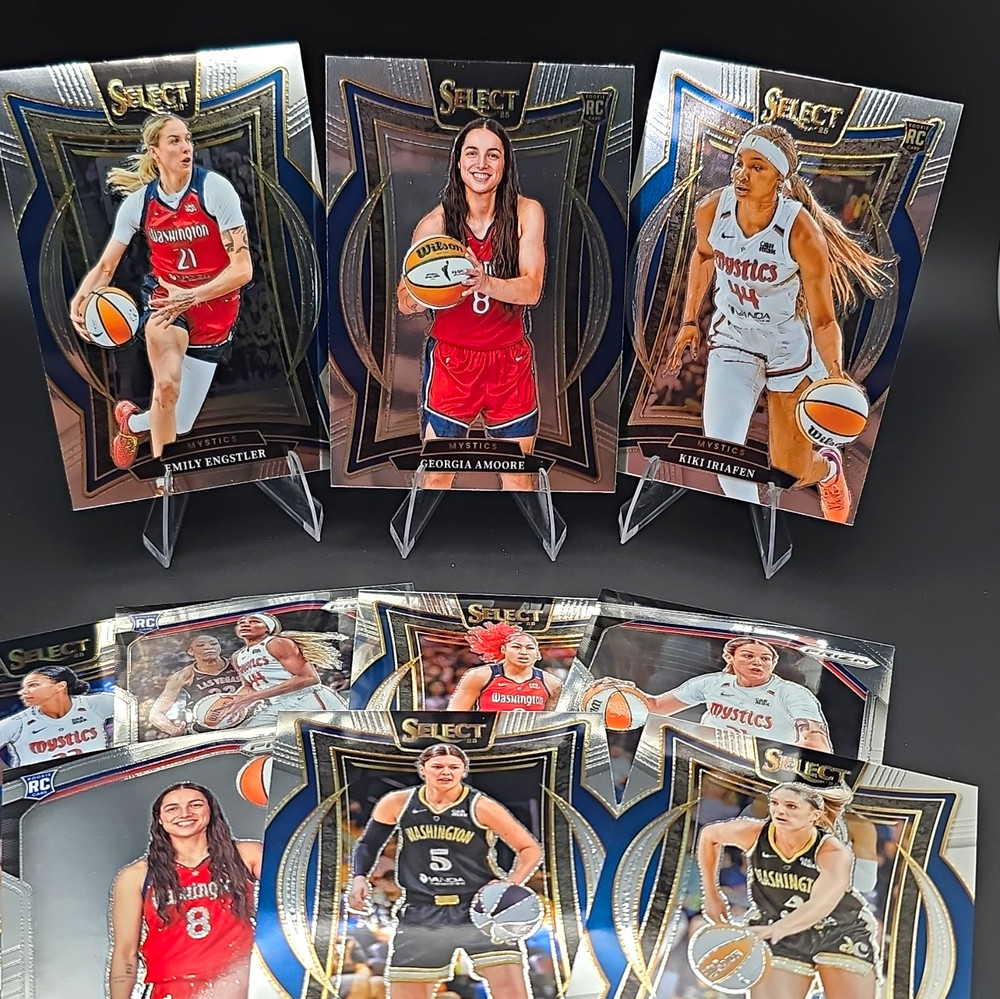 WNBA Washington Mystics 2025 Panini Select 10 Card Lot Amoore Kiki