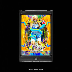 1/1 TYRESE MAXEY 🔥 ORANGE FLASH PRIZM SSP 🔥 NEW PENINI: ONE OF ONE ART
