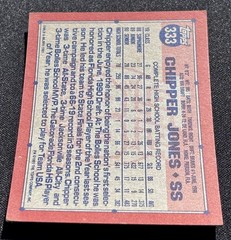 1991 Topps – Chipper Jones #333 Operation Desert Shield (RC)