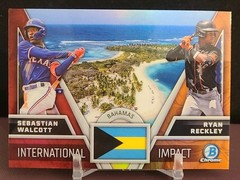 2024 Bowman Chrome International Impact Sebastian Walcott Ryan Reckley #II-21