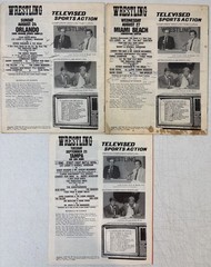 Lot of 18 Vintage « The Grapevine » Vol. 9 Florida Wrestling Programs (1986) RARE!