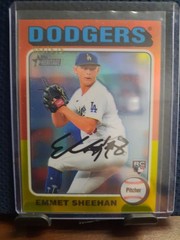 2024 Topps Heritage – Emmet Sheehan #187 Chrome Refractor /575 (RC)